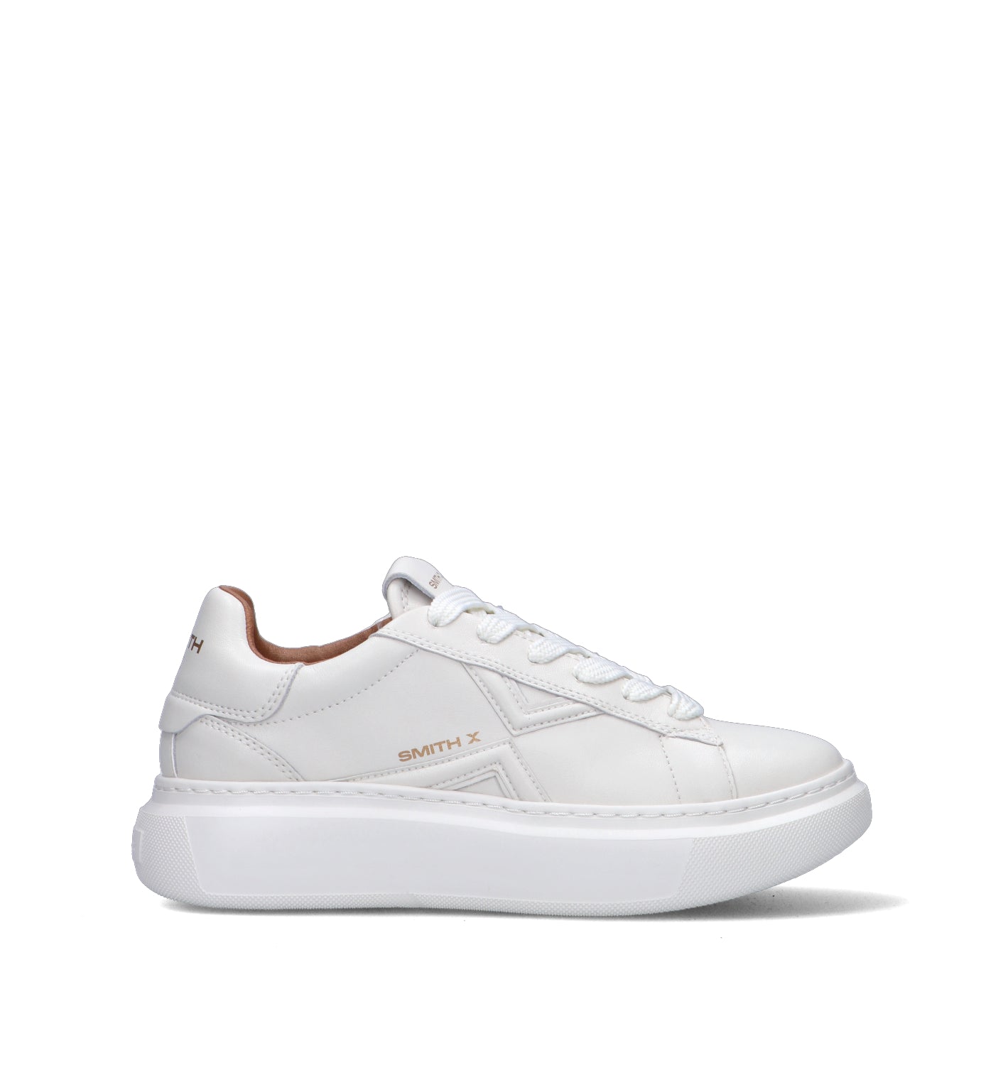 SMITH X Sneaker donna bianca in pelle