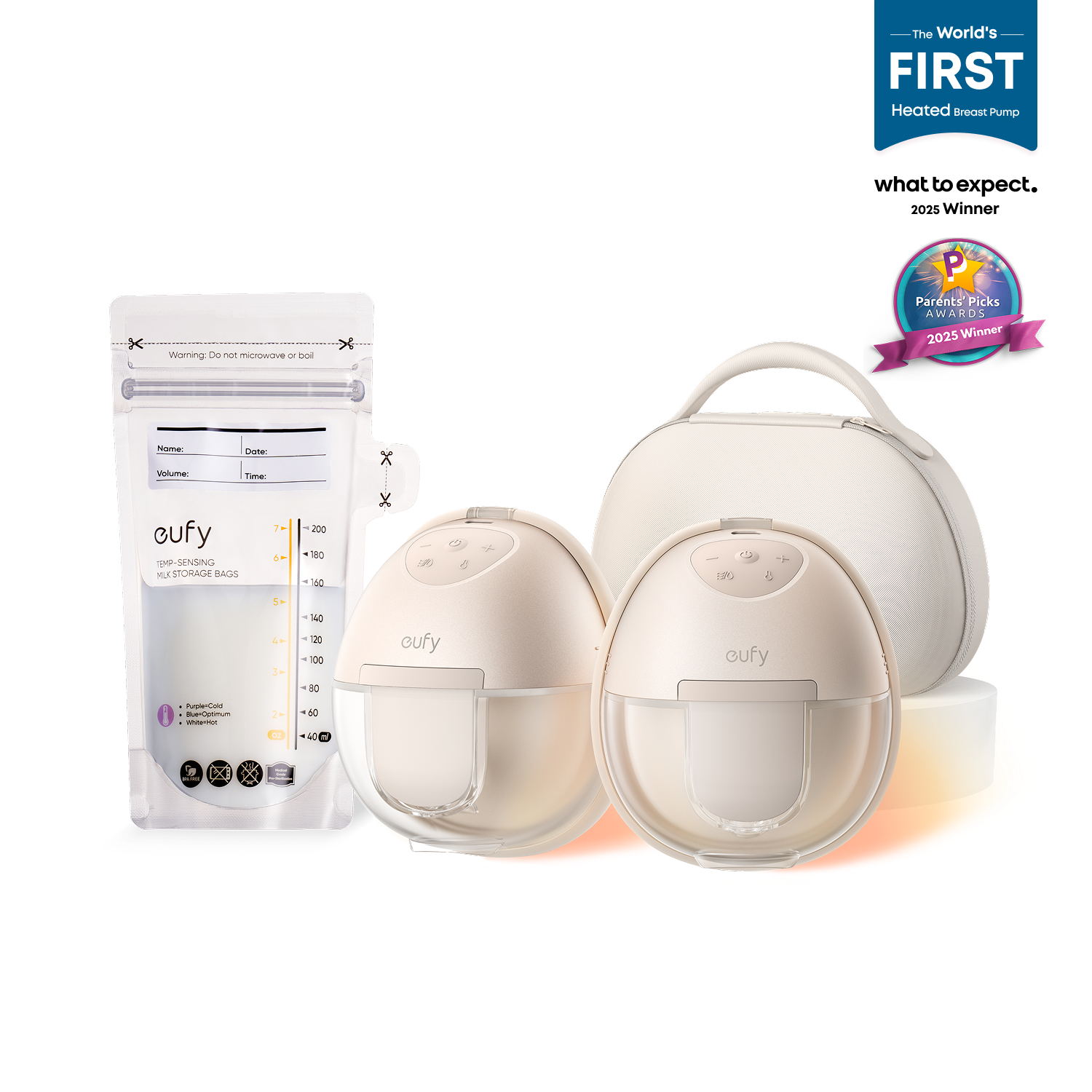 eufy Breast Pump S1 Pro & Milk Bags (120 Pieces)