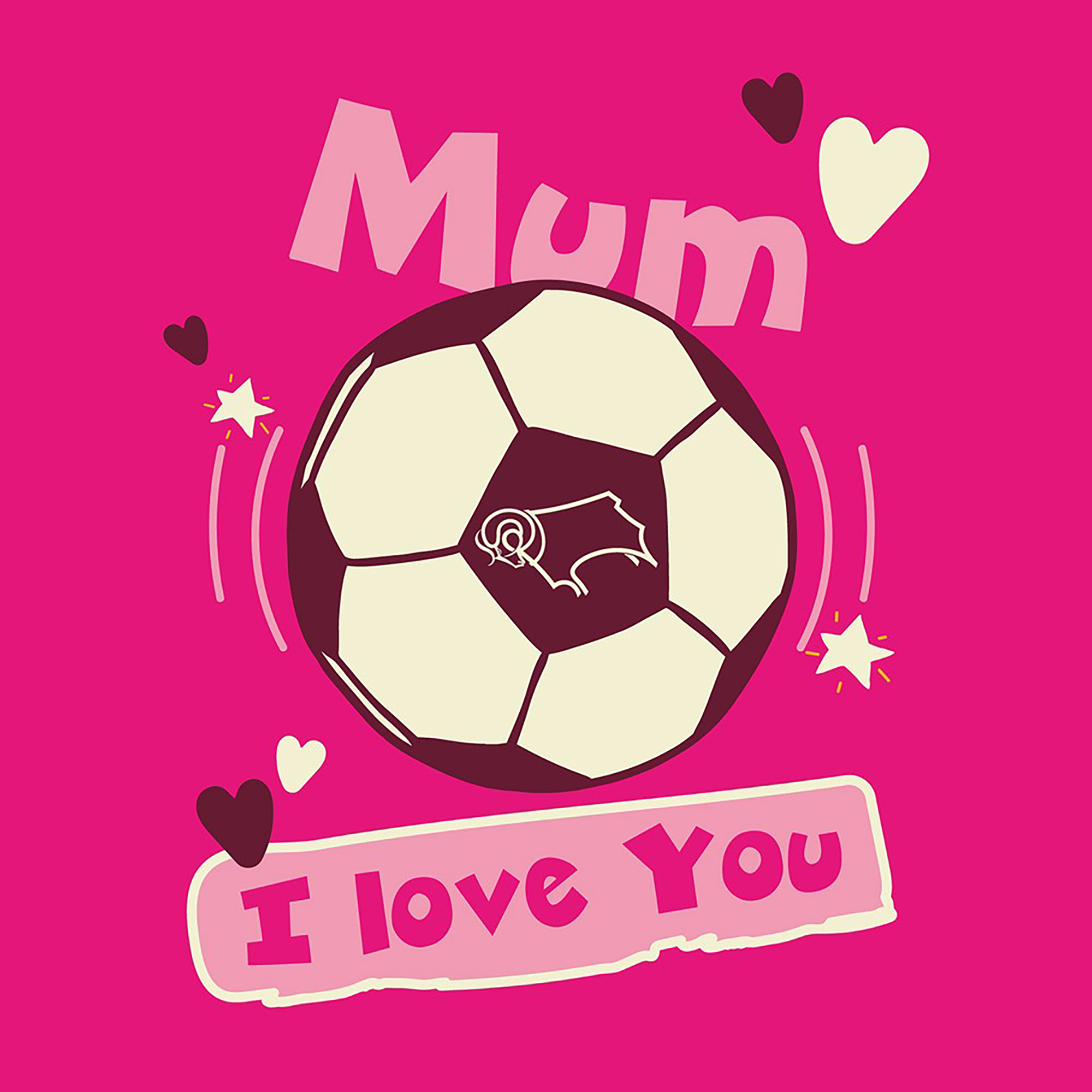 "Derby County Mama, ich liebe dich Muttertagskarte" Image
