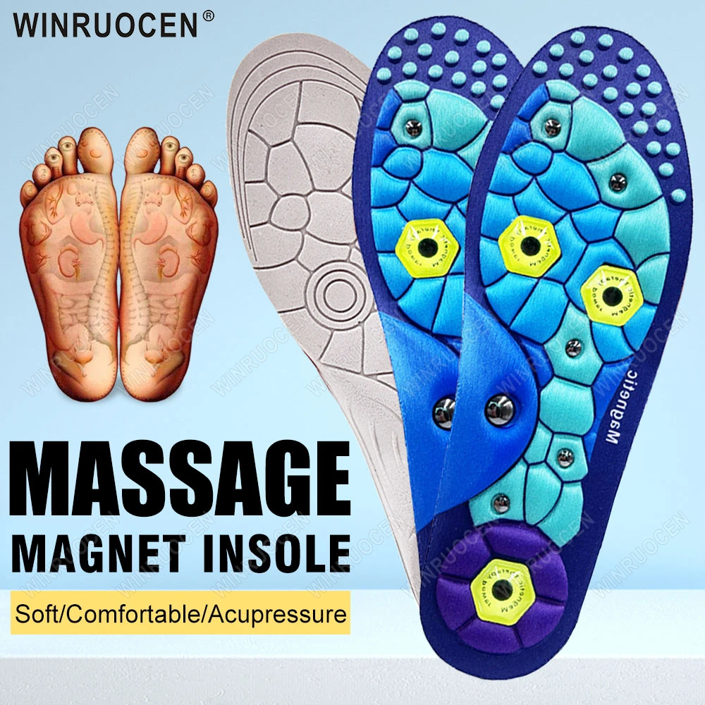 Orthopädische Gel-Magnet-Einlegesohlen, Magnet-Technologie, Unterstützung, Einlegesohle, medizinische Magnetfeldtherapie, Sport-Einlegesohle, orthopädische Schuheinlagen Image