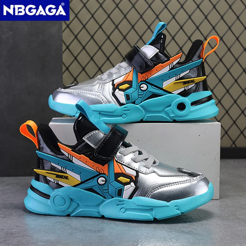 Kinder Freizeitschuhe Jungen Leder 5-15 Jahre Kinder Tennis Mode Turnschuhe Kleinkinder Outdoor Cartoon Größe 28-39