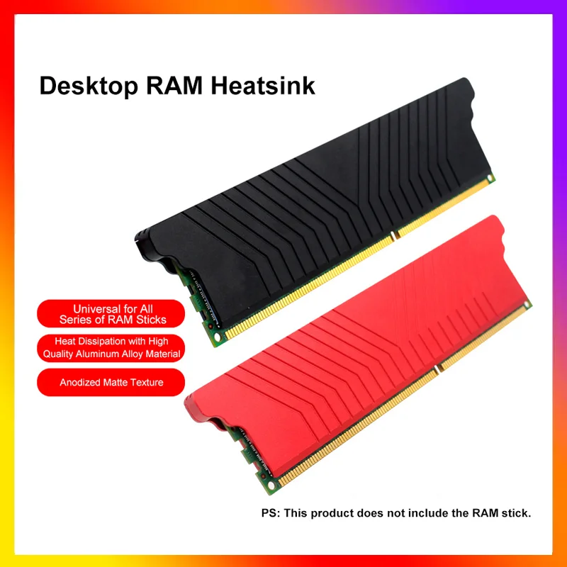 DDR3/4/5 Speichermodul Kühlkörper Desktop Ram Kühlkörper für alle Serien von Ram Sticks Wärmeableitung Doppelschicht-Schutzwerkzeug Image