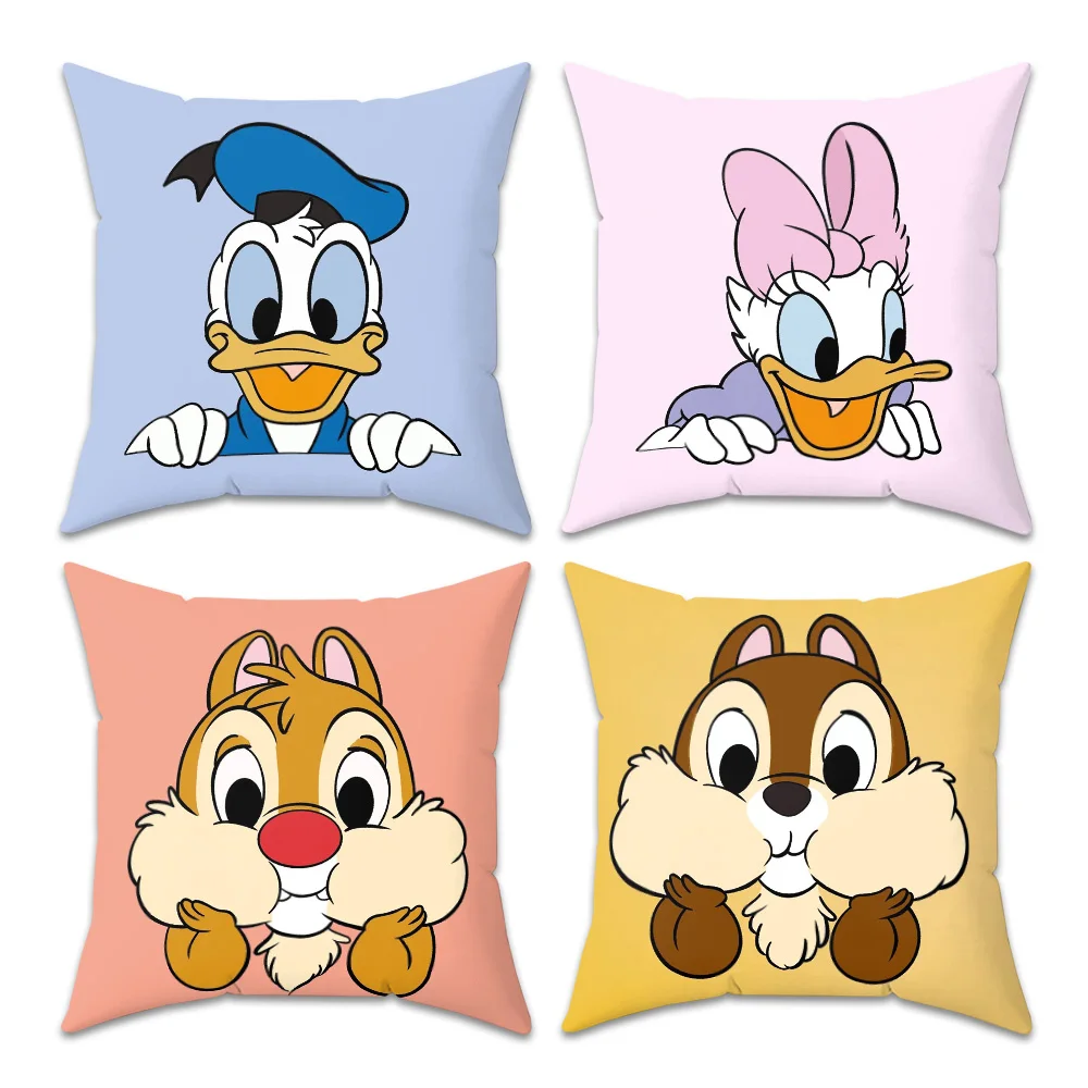 Dekorativer Sofakissenbezug, 45 x 45 cm, Kissenbezug, Couchkissen für Schlafzimmer, Disney-Heimdekoration, Zubehör, Kissen Image