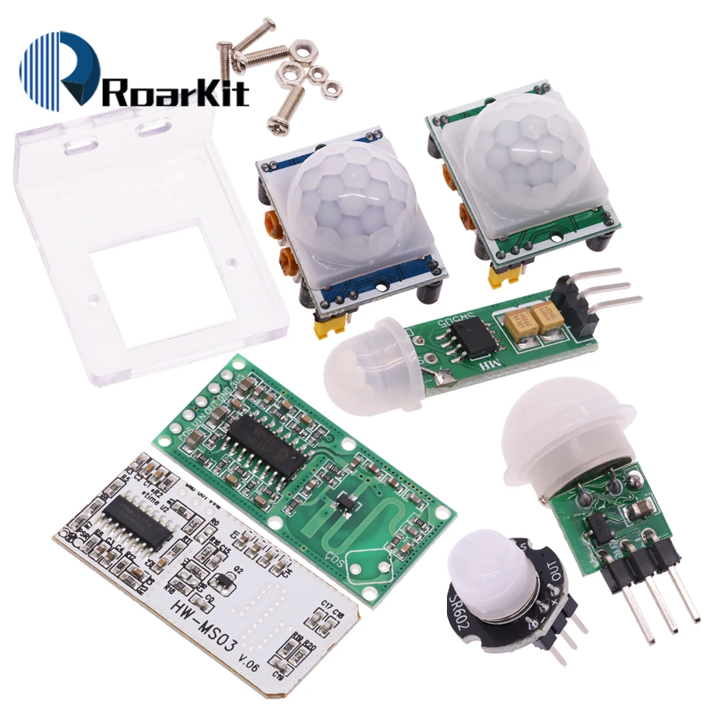 AM312 HC-SR501 HC-SR505 MH-SR602 Einstellen IR Pyroelektrische Infrarot Mini PIR Bewegungs-sensor-detektor-modul Menschen Halterung für Arduino Image