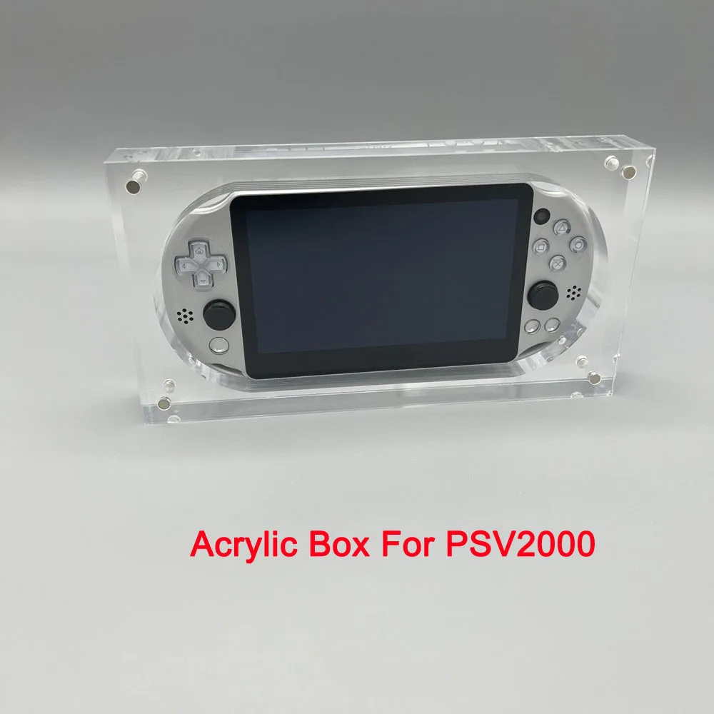 Transparenz Acryl Shell Magnetische Saug Abdeckung Lagerung Box Display Fall Für PSVita 2000 PSV 2000 Spielkonsole Image