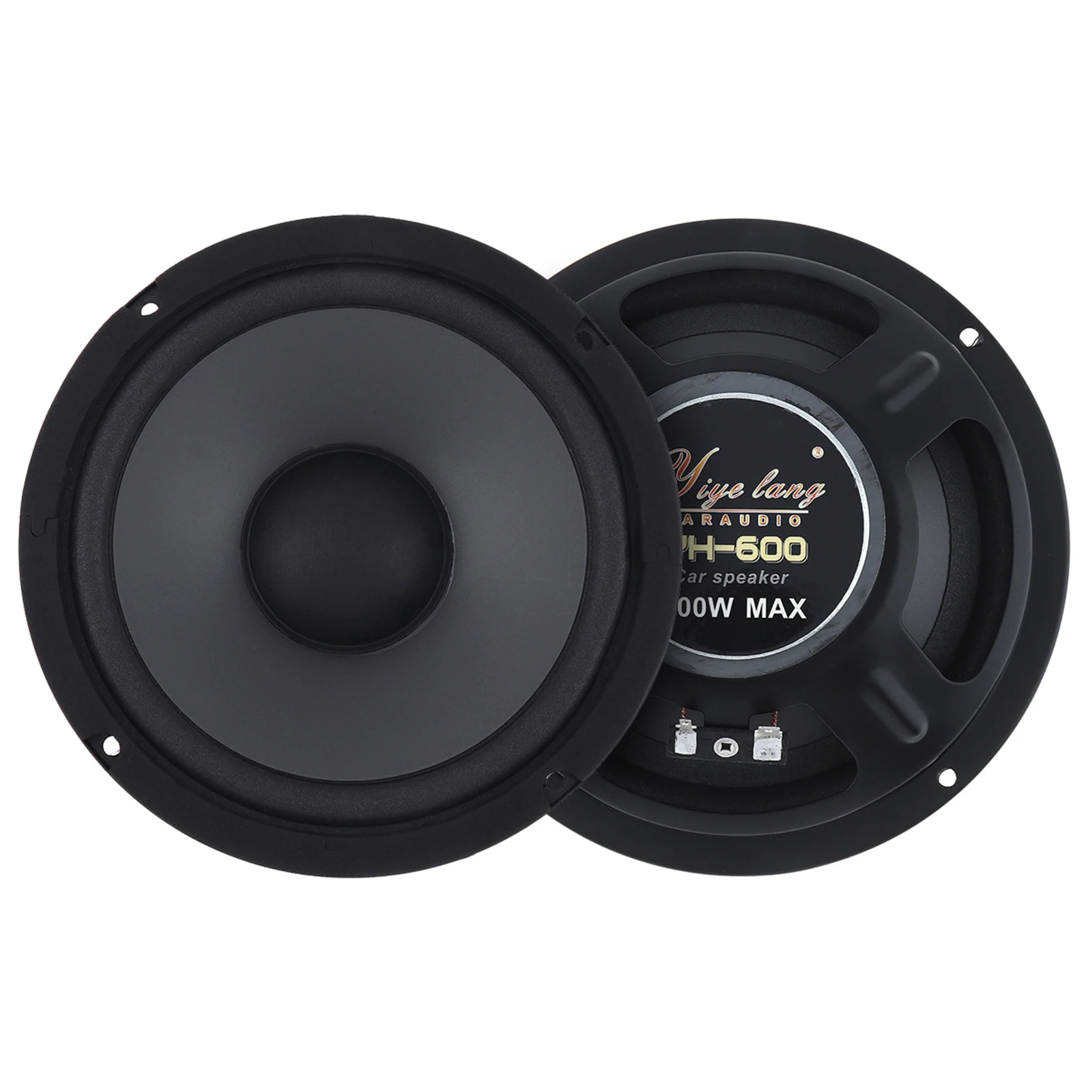 Yiye lang Auto-Stereo-Lautsprecher 6,5-Zoll-Koaxiallautsprecher Auto 600 W Auto-Subwoofer 2-Wege-Lautsprecher 1 Paar Autolautsprecher Auto-Stereo-System Image