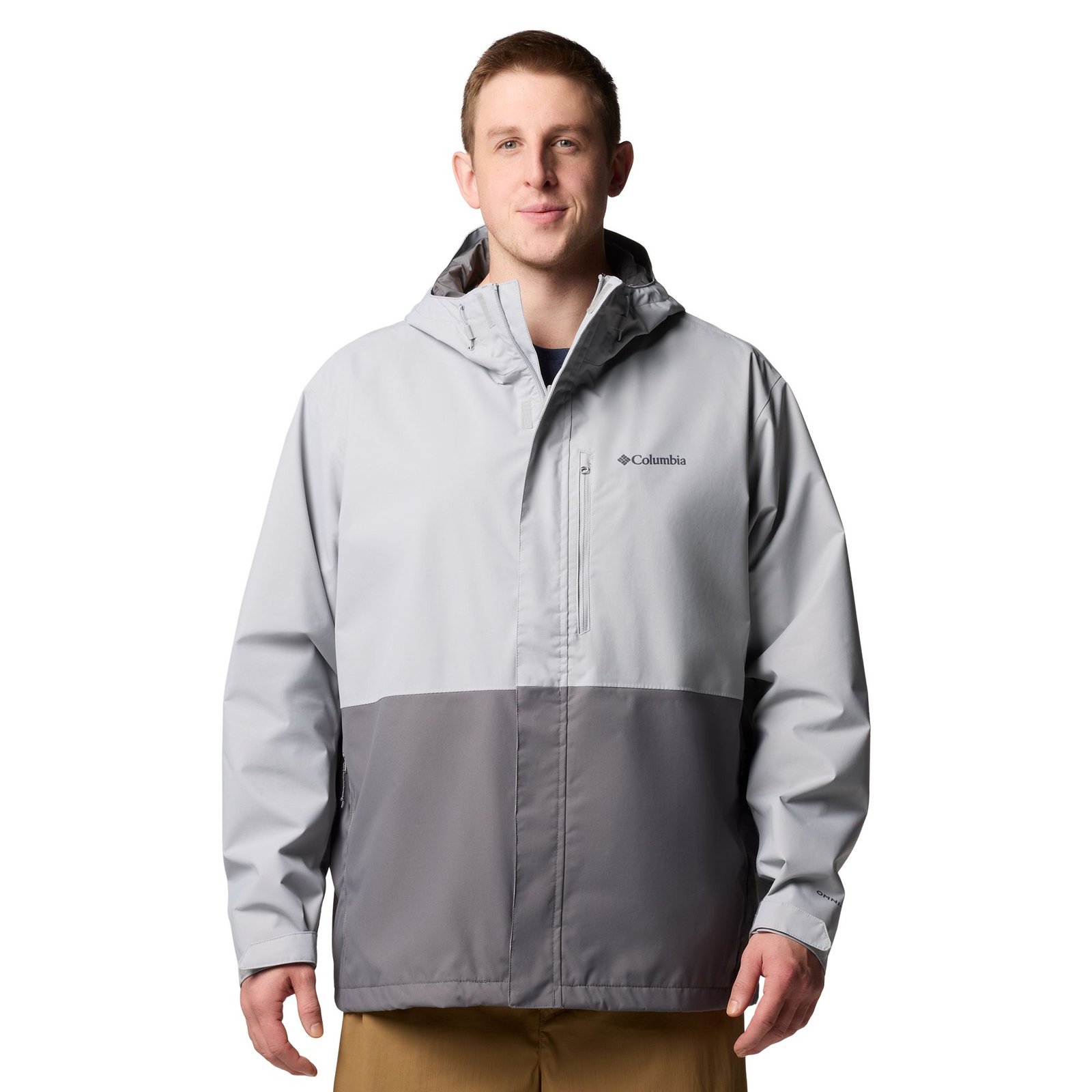 Columbia Men's Hikebound II Jacket (Size 3X) Columbia Grey/City Grey, Polyester