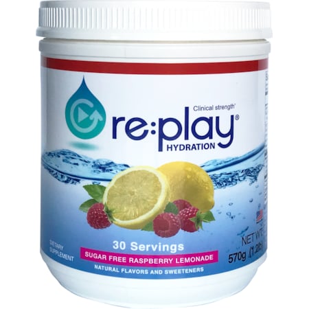 HYDRATION HEALTH PRODUCTS 31100 Re:play Hydration Powder Tub, Raspberry