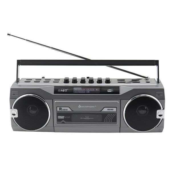 soundmaster Retro Stereo Radiokassettenrekorder »SRR80TI« Image