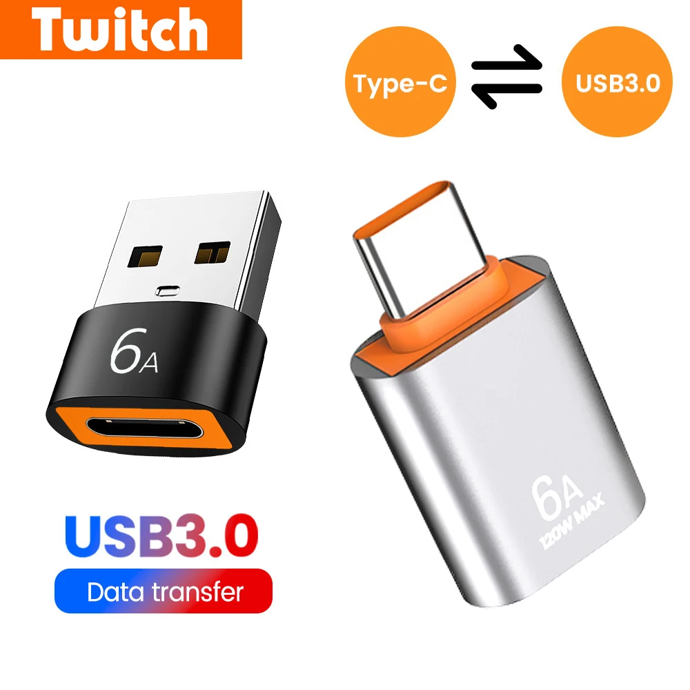 Adattatore OTG da USB 3.0 Tipo C a Tipo C, convertitore da USB C maschio a USB femmina per laptop Xiaomi Samsung, adattatore USB C da USB a Tipo C