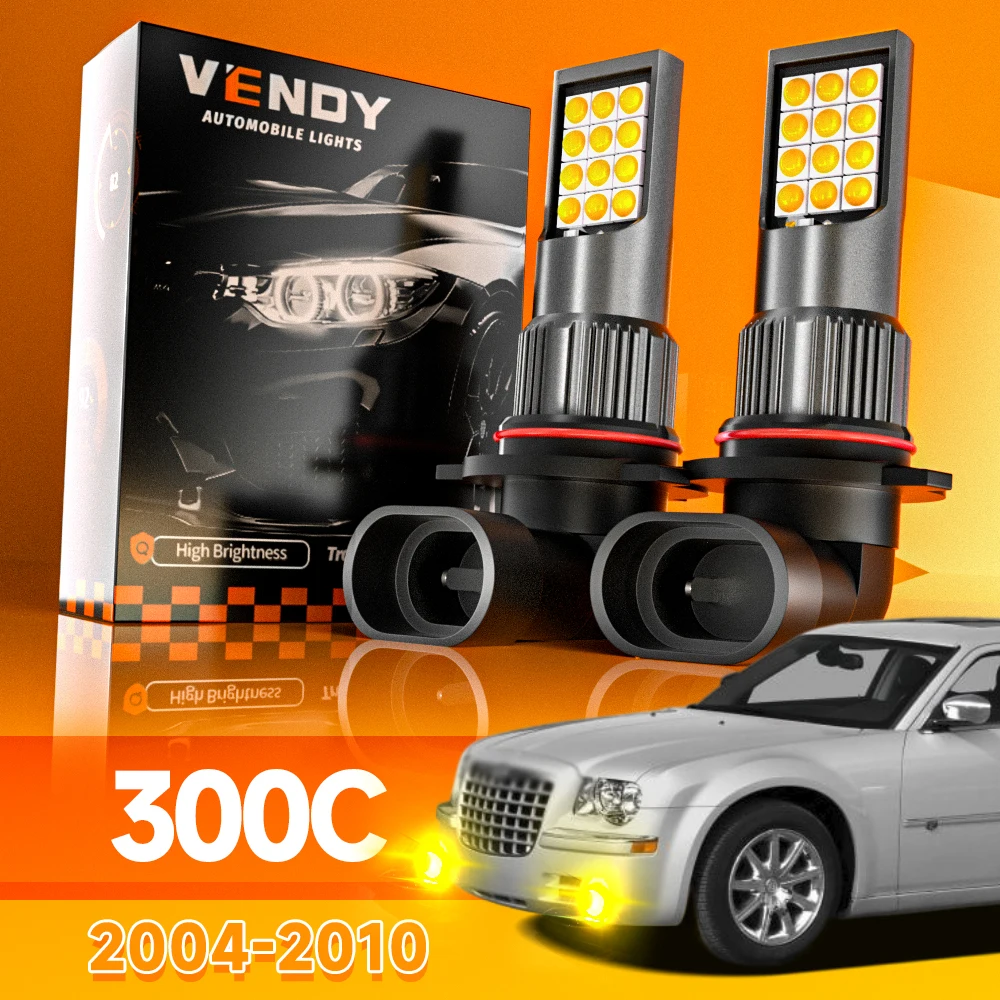 2 stücke Für Chrysler 300C 2004-2010 LED Nebel Licht 2005 2006 2007 2008 2009 Canbus Zubehör Image