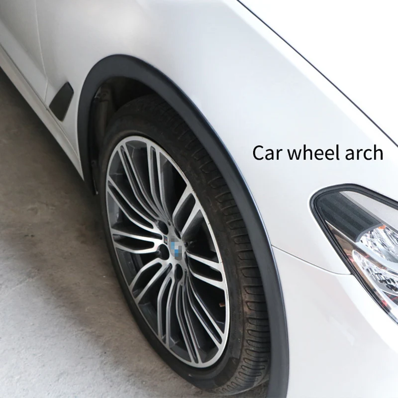 Auto Rad Reifen Augenbraue Streifen Universal Auto Rad Fender Flare Augenbraue Arch Trim Lippen Streifen Verlängerung Form Schutz Image