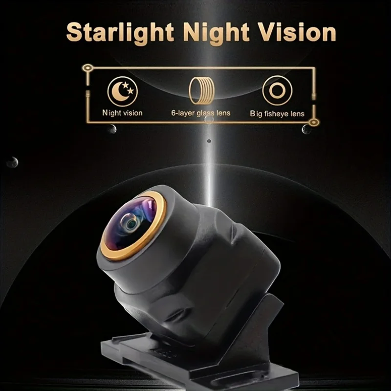 1080P HD-Multifunktions-Autokamera mit Nachtsicht, AHD/CVBS umschaltbar – Rückfahrkamera vorne/hinten/links/rechts für Fahrzeuge Image