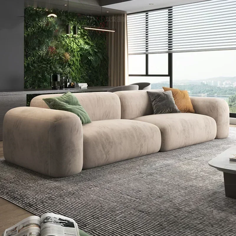 3-Sitzer modernes Wohnzimmer-Schlafsofa aus Schaumstoff, XXL-Couch für Erwachsene, Designer-Longue-Sofa, Sessel, Sofa, Sala De Estar, Wohnmöbel Image