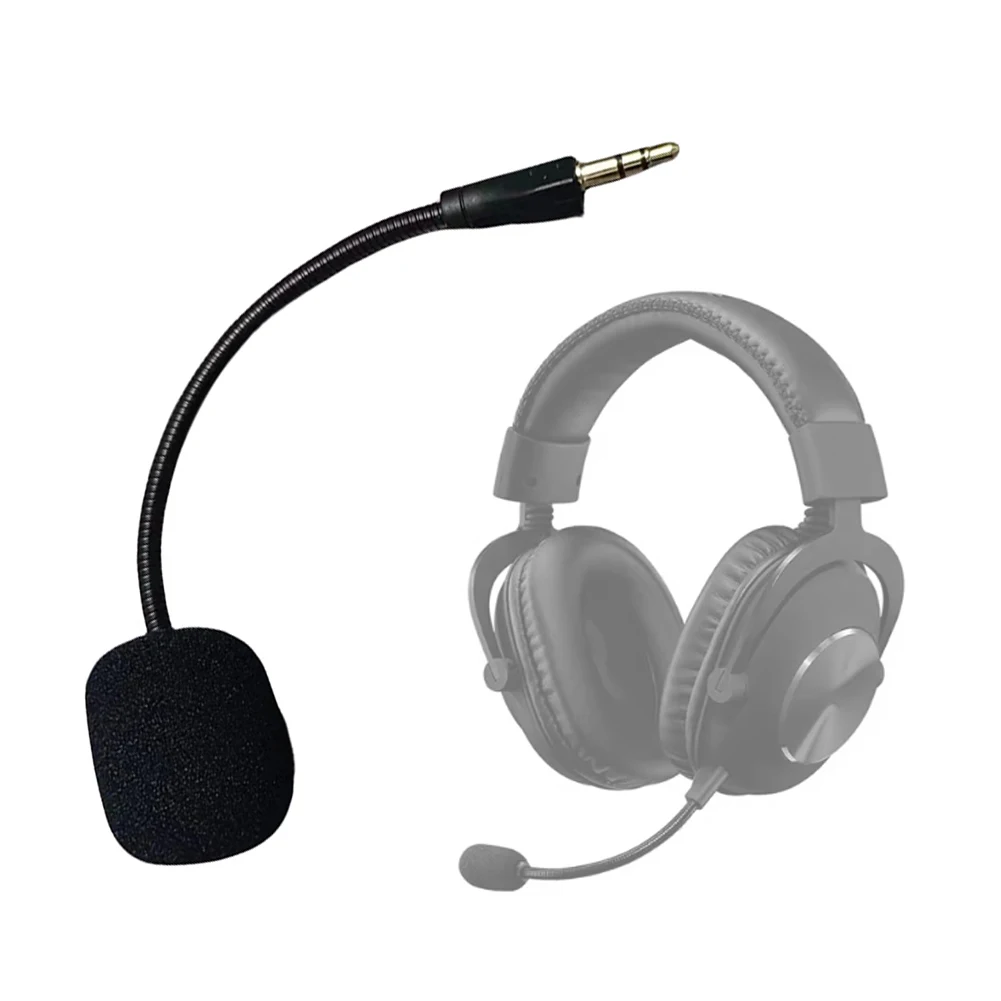 Ersatz 3,5 mm Mikrofon E-Sports Game Headset Mikrofon Biegsames Game Mic MIC Boom für Logitech G PRO G PRO X Gaming Headsets Image