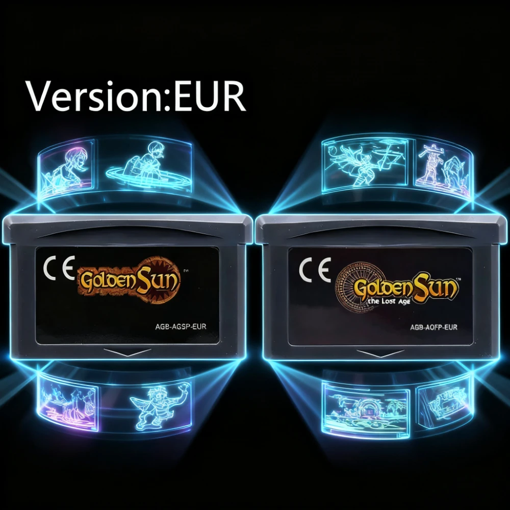 Grafikkarte Golden Sun / The Lost Age Patrone für GBA SP NDS NDSL English Console Tool Image