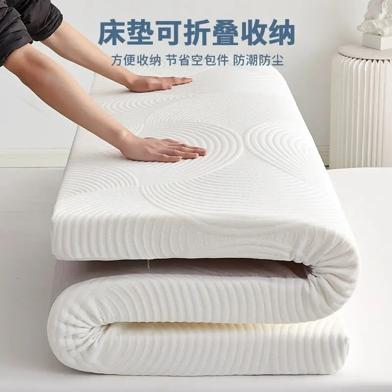 Faltbare Memory-Schaum-Matratze, Tatami-Bodenmatte, langsamer Rückprall, Schwamm-Bettbezug für Twin King Queen Size – zusätzliche Verwendung im Gästezimmer Image