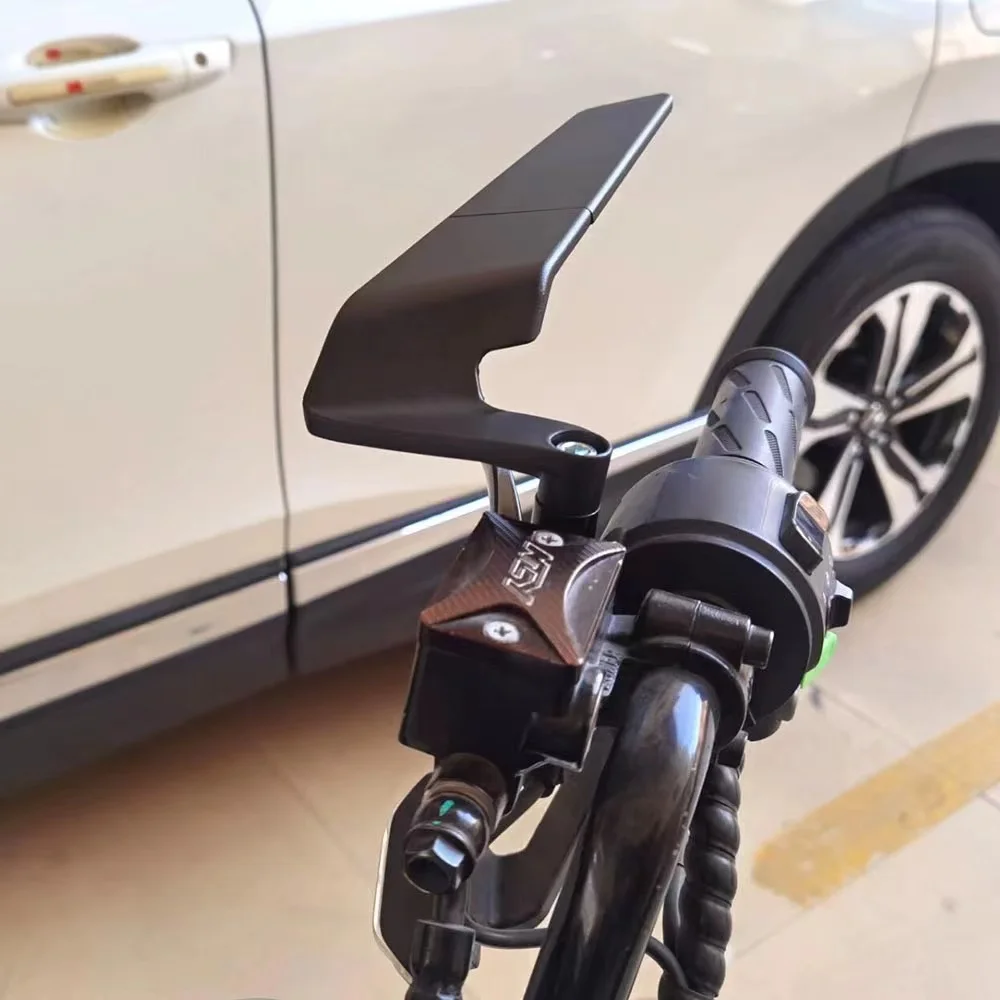 Neuer cooler modifizierter universeller drehbarer fester Windflügel-Rückspiegel für Kawasaki Z125 Z250 Z300 Z400 Z650 Z750 Z800 Z900 Z1000 Image