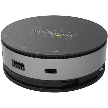 Startech.com Usb C Multiport Adapter Usb 3.1 Gen 2 10gbps Type-c Mini Dock With 4k 60hz Hdmi/displayport Or 1080p Vga 75w Pd Passthrough 3-port Usb Hub Gbe Mobile Docking Station - 75w Delivery