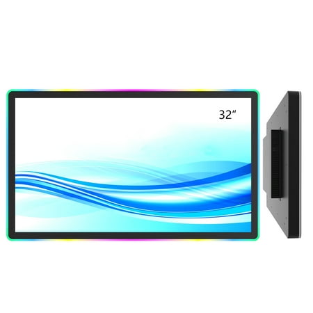 GreenTouch 32 LED-Framed Touch Monitor LCD Monitor with HDMI VGA DP Interface for Casino KTV