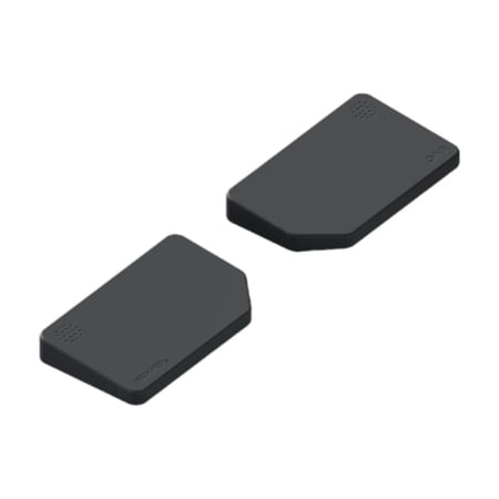 Split Twoâ€‘Section Wrist Rest for Mechanical Keyboard Ergonomic Plastic Wrist Pad for High and Low Profile Keyboards