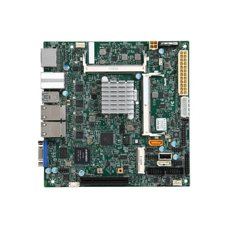 Supermicro X11SBA-LN4F Mini ITX Server Motherboard Socket FCBGA1170 Intel N3700 1600 / 1333 / 1066 MHz DDR3 SO-DIMM 204-pin gold-plated DIMMs (MBD-X11SBA-LN4F-O)