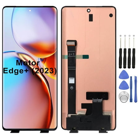 KIQ Replacement LCD Screen Full Assembly with Digitizer Compatible with Motorola Moto Edge+(2023)