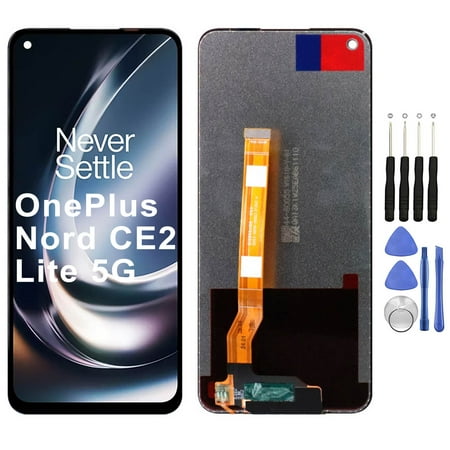 KIQ Replacement LCD Screen Full Assembly with Digitizer Compatible with OnePlus Nord CE2 Lite 5G(Without Frame)