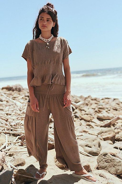 Riley Co-Ord By - Metallic - Free People Pants