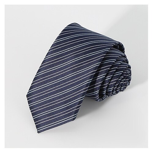 Herren Krawatten Elegant Vintage Klassisch Streifen Gestreift Lässig Täglich Formell Image