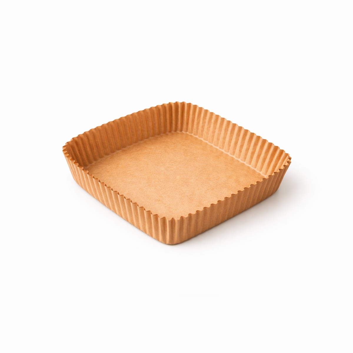 RyanPack Backpapier für Airfryer & Heißluftfritteuse – Quadratisch 20×20×4,5 cm – 1000 Stück (Karton) Image