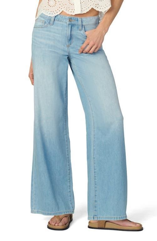 The Lou Lou Low Rise Wide Leg Jeans - Blue - Joe's Jeans Jeans