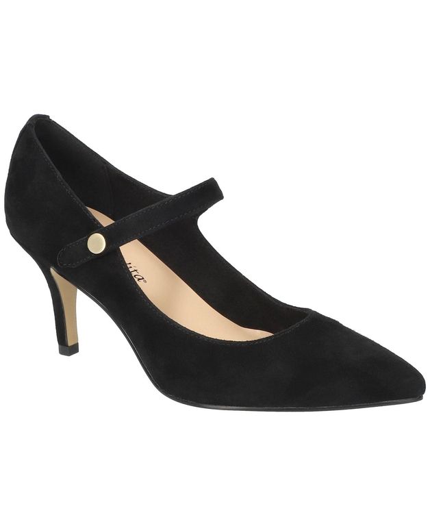 Lainey Slip On Pumps - Black - Bella Vita Heels
