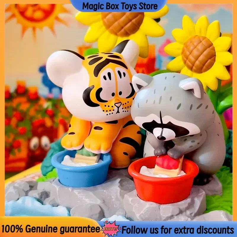 I'M Not Fat Tiger Blind Box Toys Little Tiger And His Companions Series Mystery Box Cute Collect Ornaments Figur Kids Gift Image