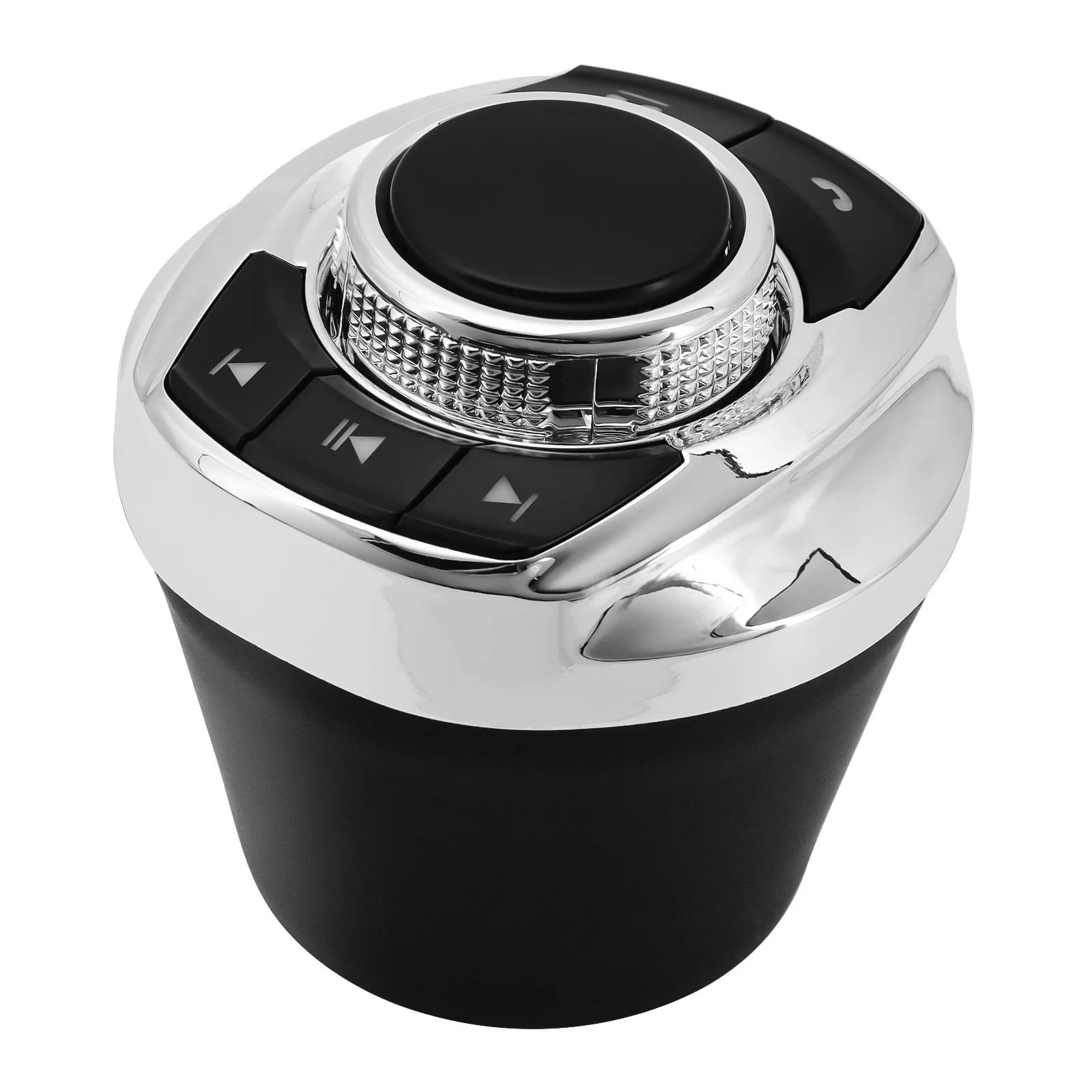 Universal Cup Form Drahtlose Auto Lenkrad Mit LED-Licht 8-key-Bedienung Tasten Für Android Multimedia Navigation Player Image