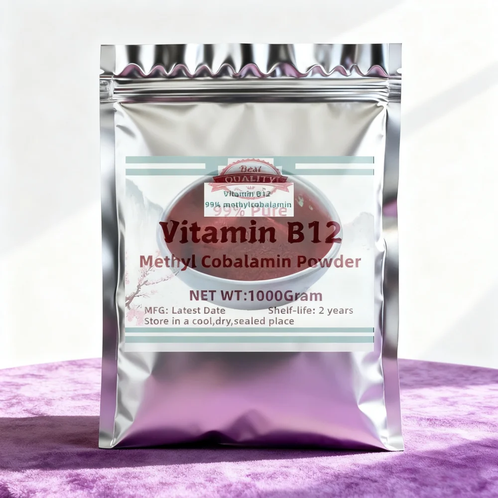 Global AliExpress 4-lagiger versiegelter Beutel, maßgeschneiderte Verpackung für hochwertige Ergänzung von VB12-Pulver, 99 % Methylcoba Image