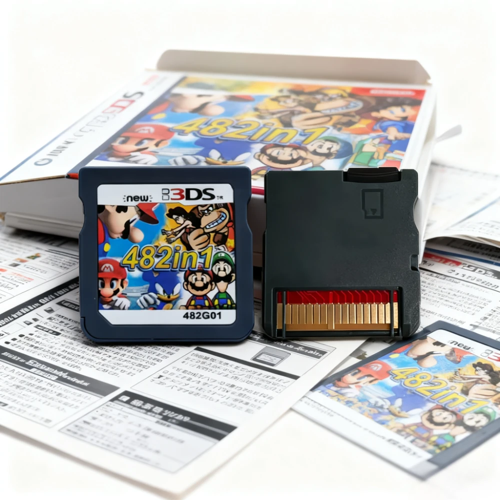 482-in-1-Zusammenstellung DS NDS 3DS 3DS NDSL-Spielkassettenkarte Videospiel Handheld-Player-Spielkarte (R4-Karte)