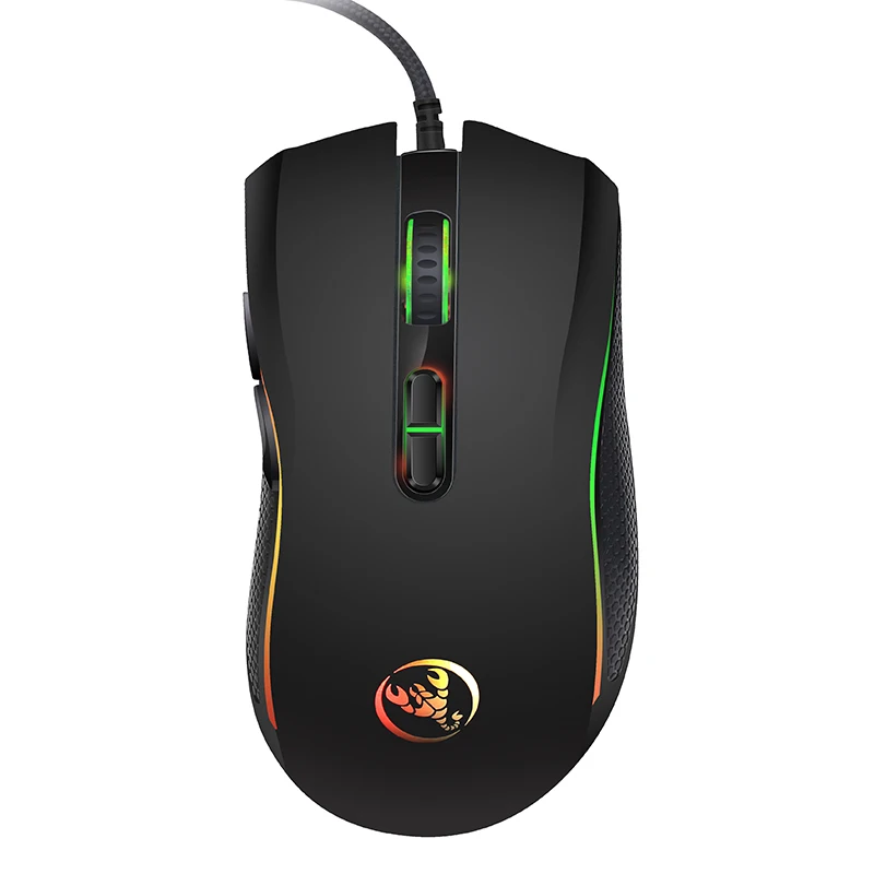 Neue Wired Gaming Maus Gamer 7 Taste 3200 DPI LED Optische USB Computer Maus Spiel Mäuse Maus Mause Für PC computer Gamer Image