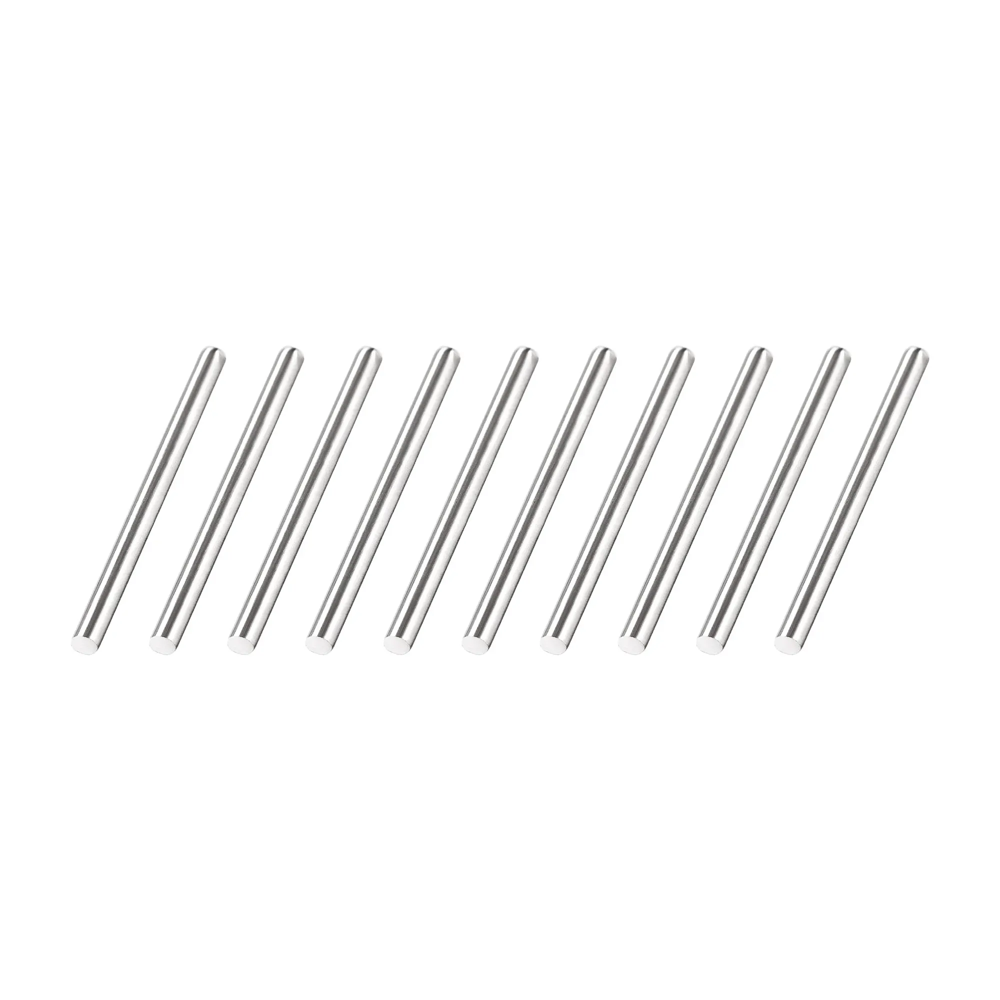 10/20Pcs 2/3/4/5mm Dia 304 Stainless Steel Solid Round Rod 25/50/75mm Long Linear Shaft for Drift Punches DIY Craft Model Plane Image