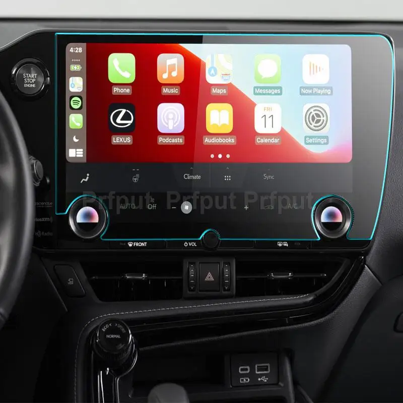 Schutzfolie aus gehärtetem Glas für Lexus NX NX450H NX350 NX250 NX350H 2022 Autoradio GPS Auto Infotainment Bildschirmaufkleber Image