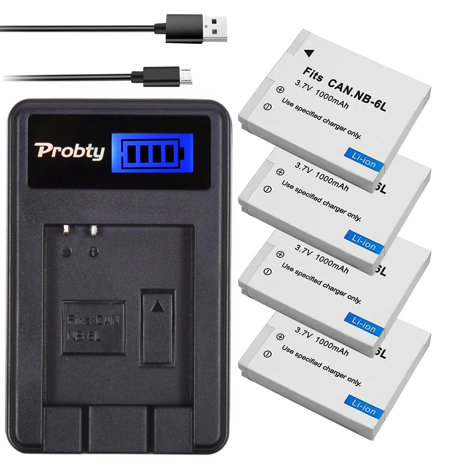 NB 6L NB6L NB-6L für Canon Power-shot IXUS 310 SX240 SX275 SX280 SX510 SX500 HS 95 D10 D20 D30 1600 mAh Batterien Image