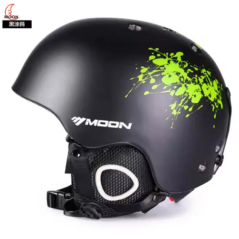 MOON CE-Zertifizierung PC+EPS Skihelm für Erwachsene und Jugendliche Skating Skateboard Helm Schneesport Snowboardhelme