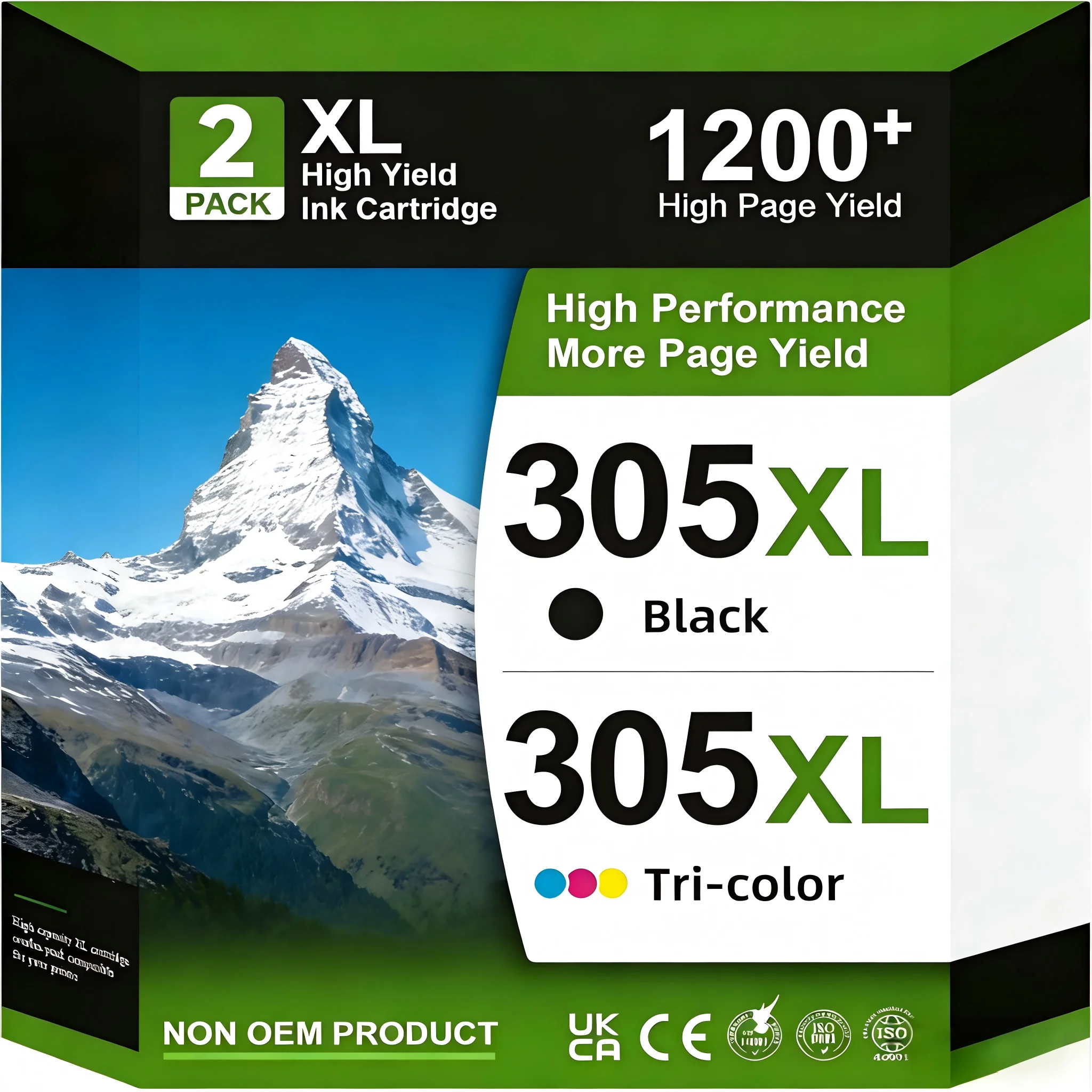 BAIINK 305XL Kompatible Tintenpatronen für HP 2700 2720e 2720 2710 4120 4120e 4130 Envy 6000 6010 6020 6030 6032 6420 2810e Image