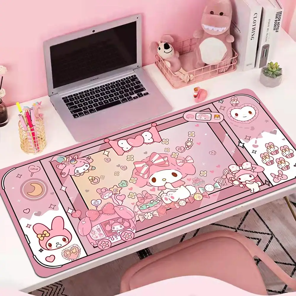 Cartoon Print Anime Mauspad Große Gamer Tastatur Schreibtisch Maus Matten Gaming Notebook Büro Praktische PC Mousepad Image