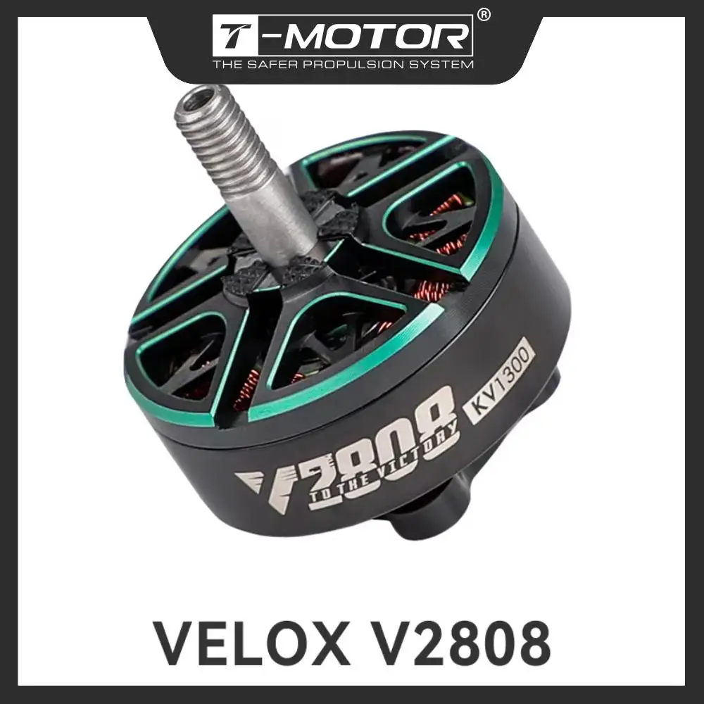 T-Motor Hobby T-HOBBY VELOX V2808 4-5 Zoll Cinewhoops Fpv Racing Drone Motor 4-6S KV1300/KV1500/KV1950 Bürstenloser Motor Drohne
