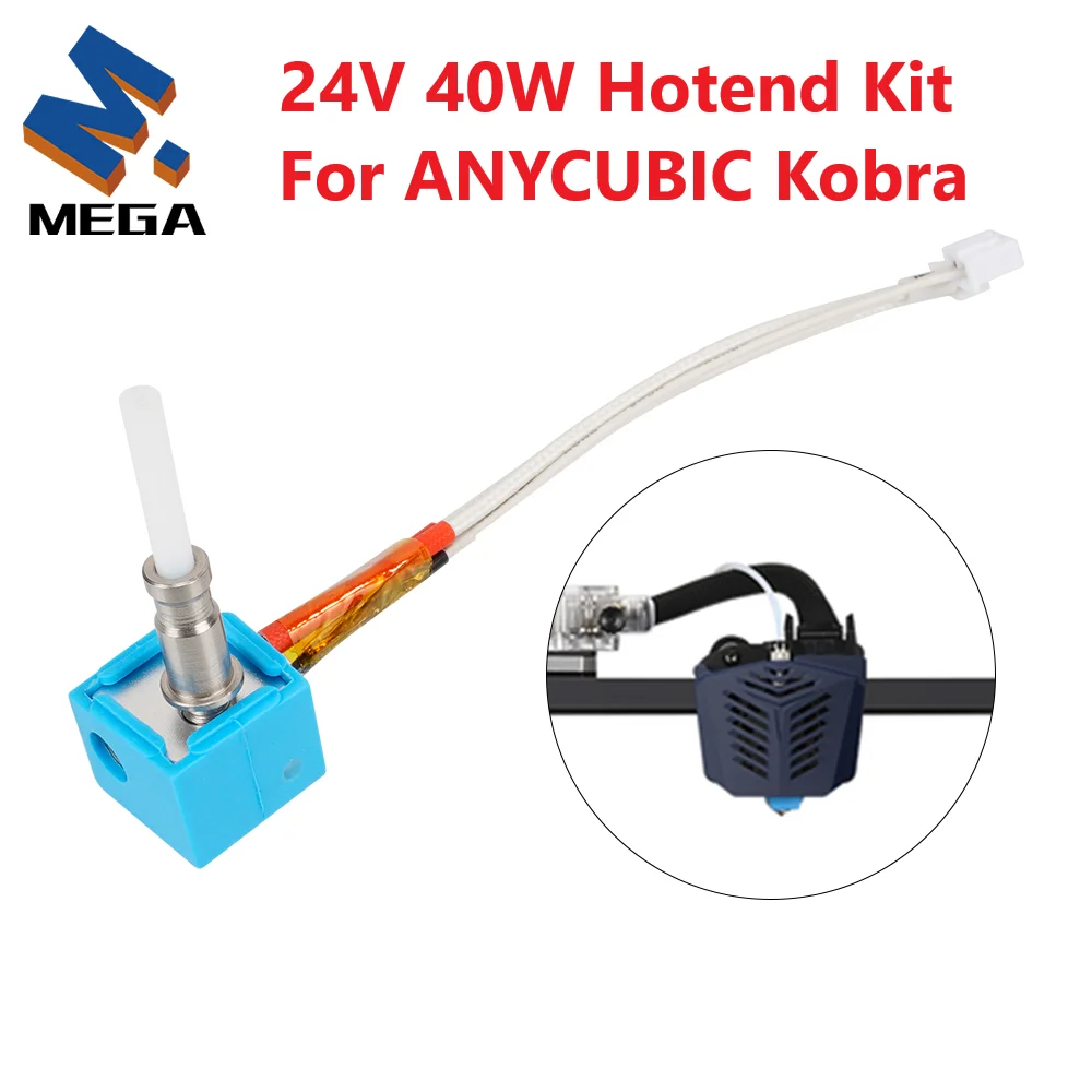 Für Kobra Hotend 24V 40W Hotend Set Für ANYCUBIC Kobra FDM 3D Drucker 1,75MM für Fütterung 3D Drucker Extruder Image
