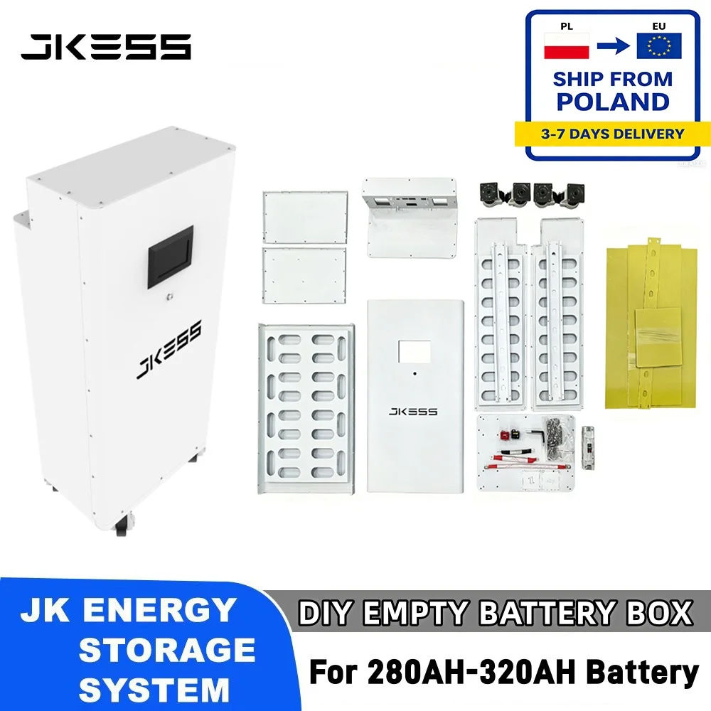 JKESS DIY Radförmige Batteriebox für 280AH-320AH LiFePO4, DIY Solarenergiespeicher, Lieferung aus Polnischem Lager, Ohne Batterie Image