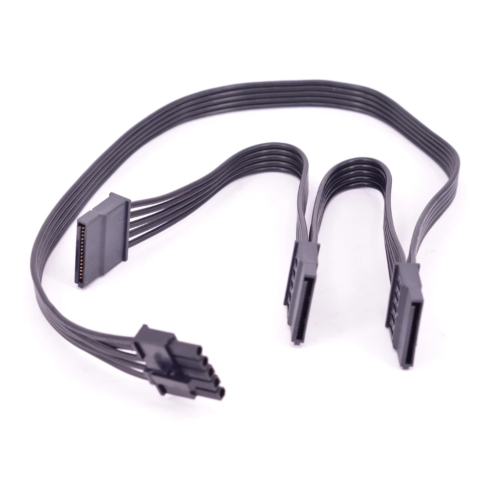 5Pin 1 bis 3 SATA 15Pin Buchse Netzteil Netzteil Kabel für Cooler Master GM Serie G750M G650M G550M Modular Image