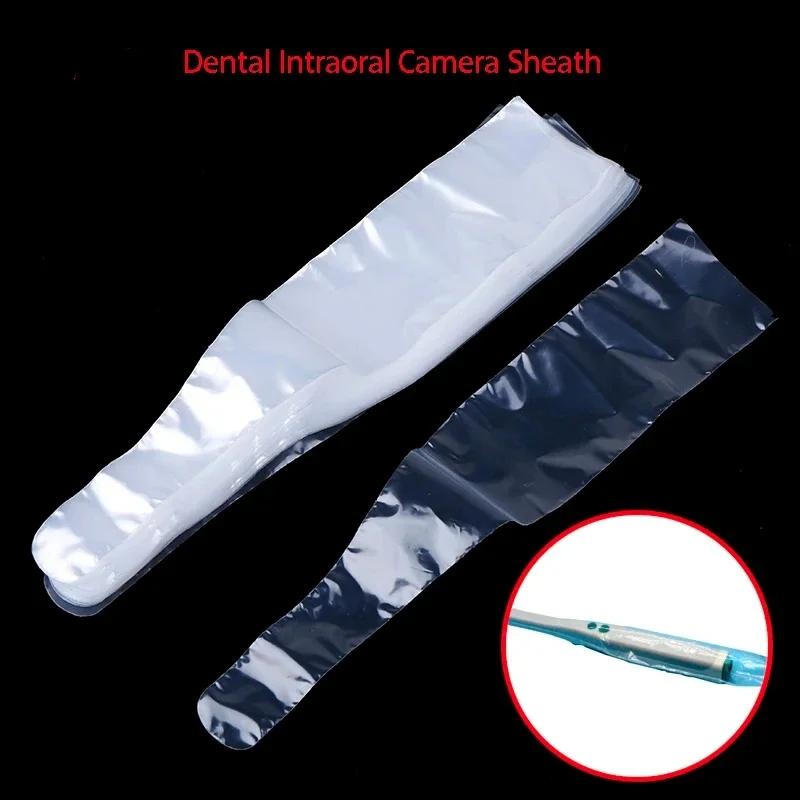 500/100PCS Dental Einweg Licht Guide Stange Schutz Film Mantel Hülse Abdeckung Für Aushärtung Licht Sticks Image