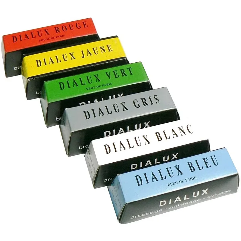 Silber Gold Messing Schmuck Spiegel Polierpaste DIALUX Schmuck Politur Wachs Uhr Schleifwerkzeuge Composits Formen Glanz Image